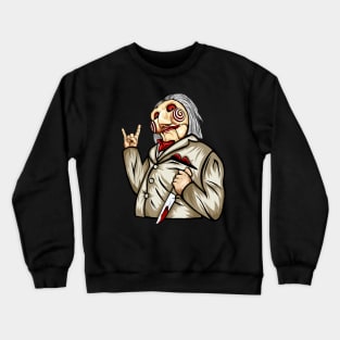 Saw Movie Jigsaw Billy the Puppet Crewneck Sweatshirt